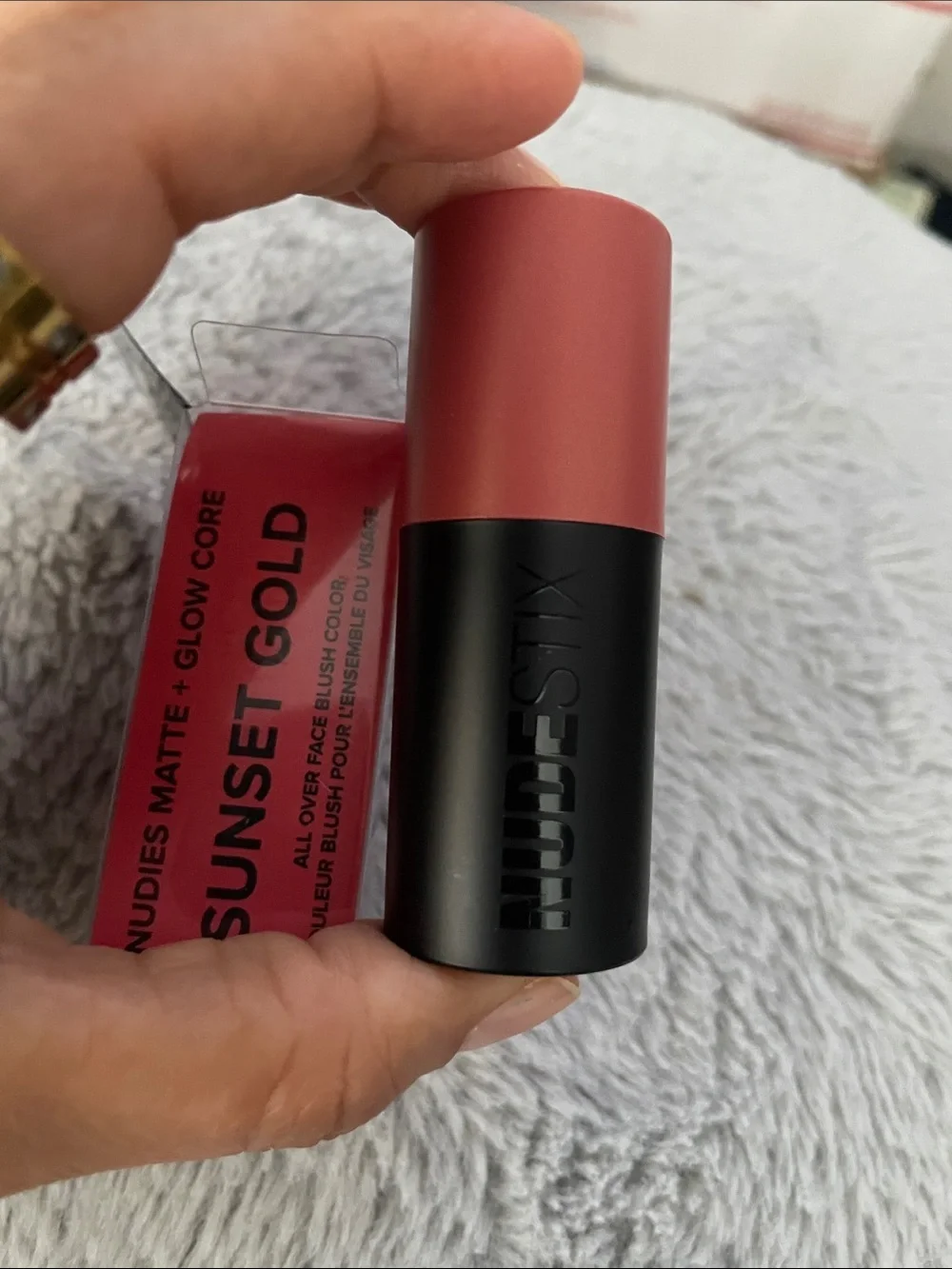 NUDESTIX Cream Blush Stick - Warm Rose